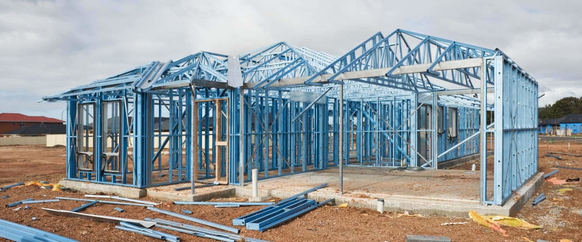 What is the problem with steel framed homes?